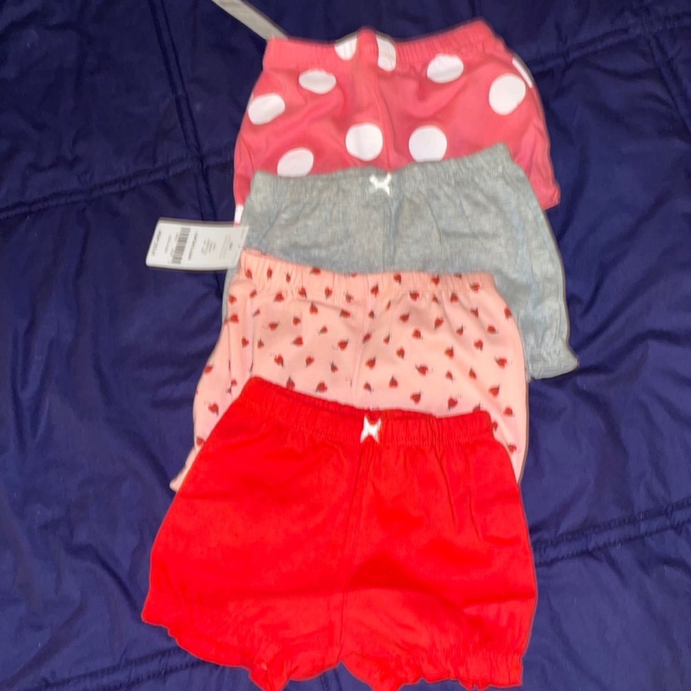 NWT Carters Shorts Bundle 6M